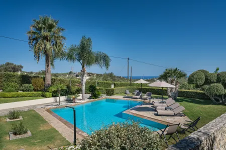 swimming pool and sunbeds