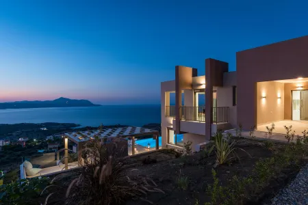 house at night