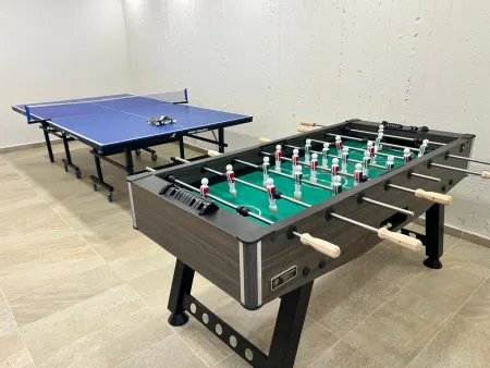 Foosball table & ping pong 