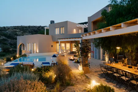  villa 2 at night