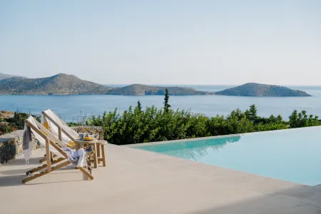   panoramic seaview from pool (villa 1)