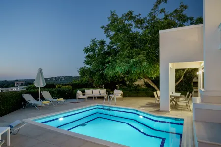  pool at night