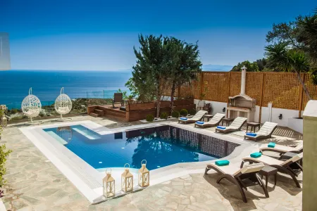   swimming pool and bbq