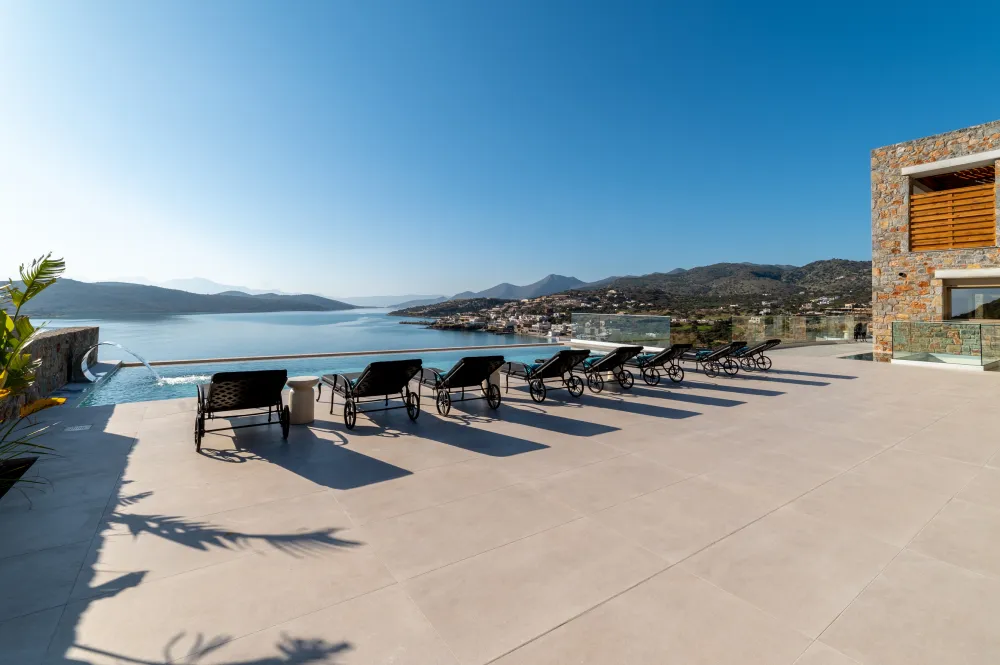  pool with Spinaloga island view