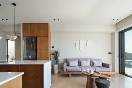  living room and kitchen