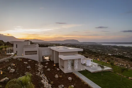  sunset at the villa