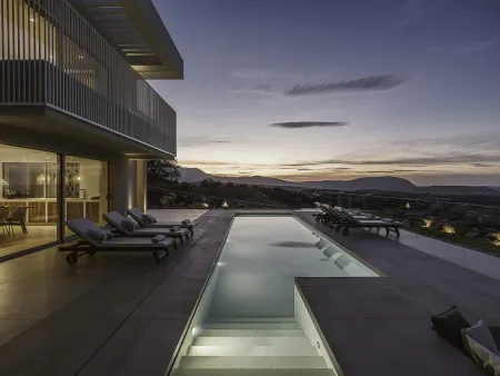  pool at night
