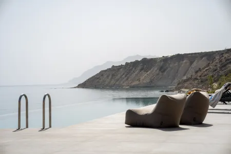  Outdoor sofa  overlooking the sea