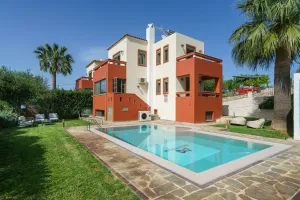 Unforgettable Family Getaway at New Magic Media Resort, 2 Villas with 2 Private Pools & Game Rooms in Rethymno, Crete