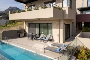 New Villa Anemoni with a Private Pool, 100 m from the Beach in South Crete