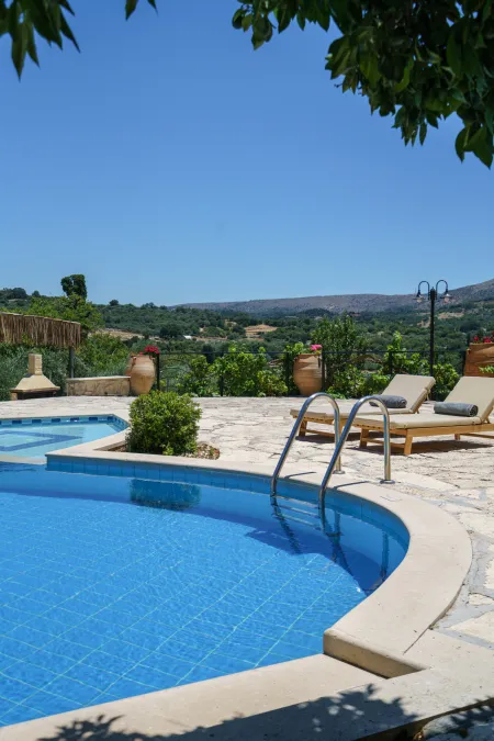  swimming pool and sunbeds
