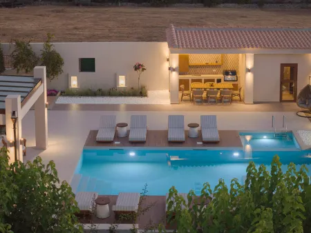  pool at night