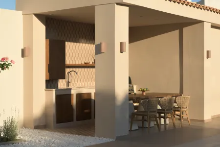 outdoor kitchen