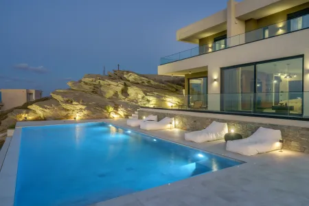  villa at night