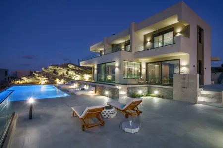  villa at night