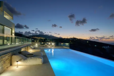  pool and view night
