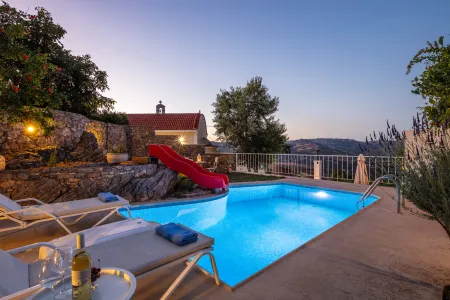  pool at night