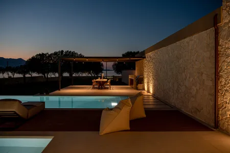  BBQ area at night