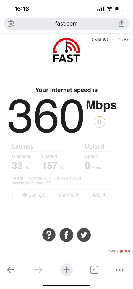  Highspeed internet