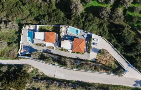 Aerial Shot of the villas