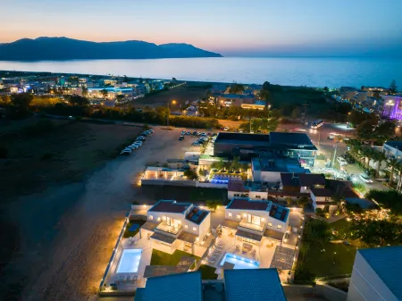  aerial night view