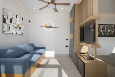  Studio living room