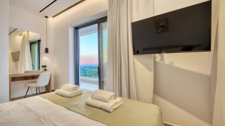    Main Villa Double Bedroom with Balcony