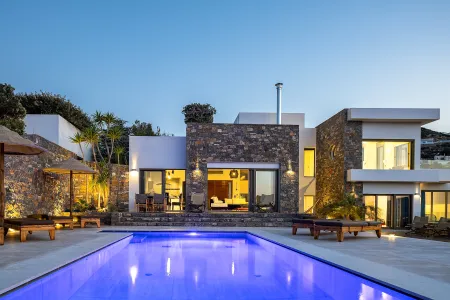  villa at night