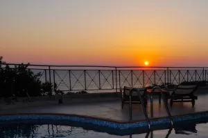 Breathtaking sea and sunset views at Villa Meliti with private pool near Elafonisi beach